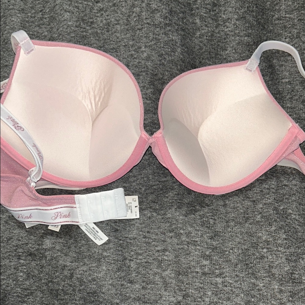 PINK Victoria's Secret Sparkling Pink Bra - Picture 4 of 5